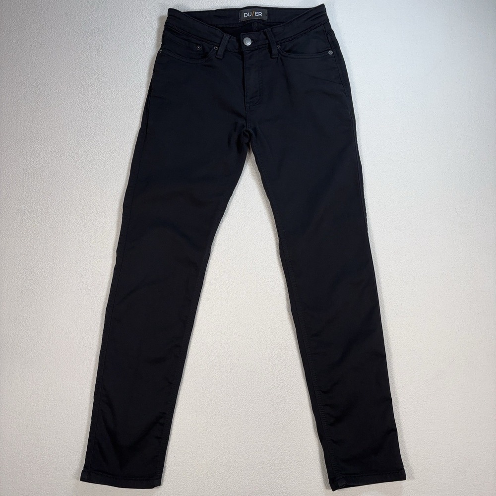 DU/ER Nature2X Slim Fit‎ Pants Men's 29x29* Black N2X Tapered Stretch MFNS1001